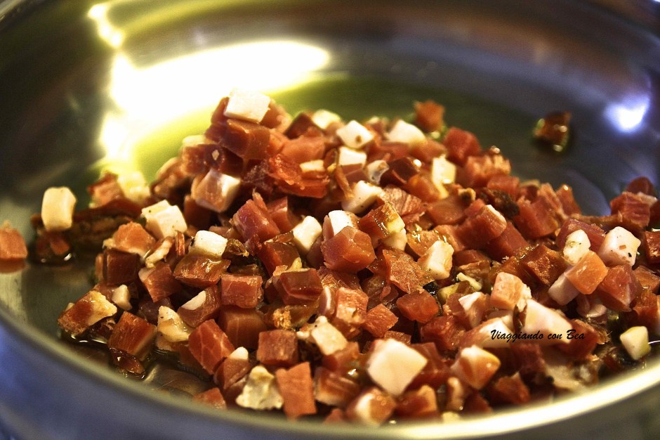 soffriggere lo speck