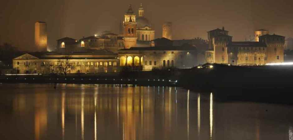 Notturno su Mantova - Foto dal sito dell'Agriturismo