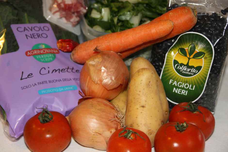 Ecco i miei ingredienti per un'insolita Ribollita